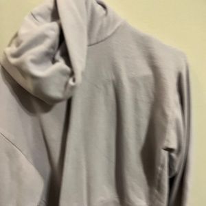 chunky cropped purple hoodie from target